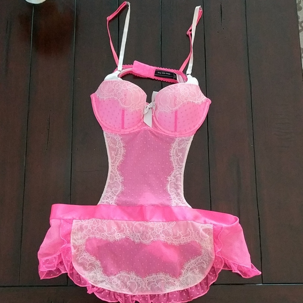 Victoria's Secret Hot pink lingerie